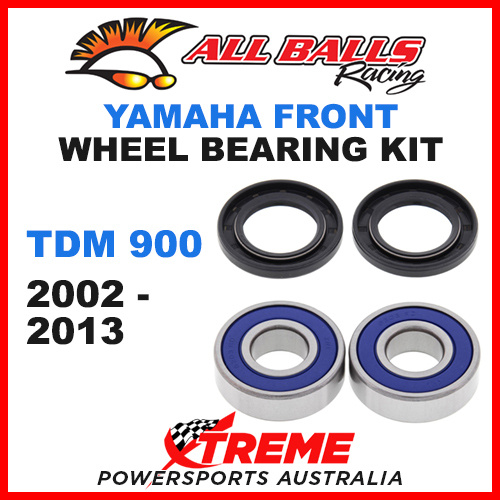 All Balls 25-1659 Yamaha TDM900 TDM 900 2002-2013 Front Wheel Bearing Kit
