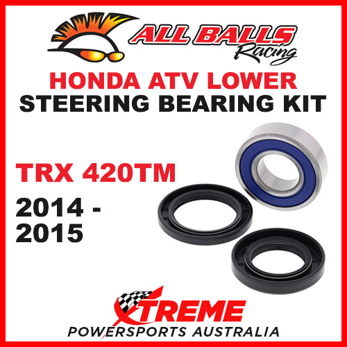 All Balls 25-1687 Honda ATV TRX420TM TRX 420TM 2014-2015 Lower Steering Stem Kit