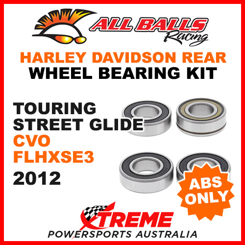 25-1692 HD Touring Street Glide CVO FLHXSE3 2012 Rear Wheel Bearings ABS