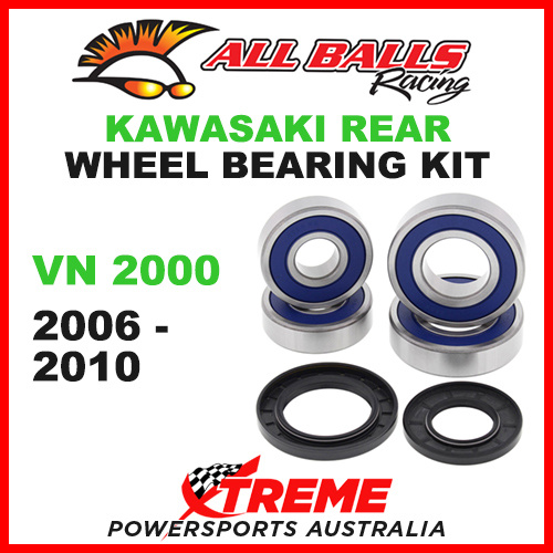 25-1694 Kawasaki VN2000 VN 2000 2006-2010 Rear Wheel Bearing Kit