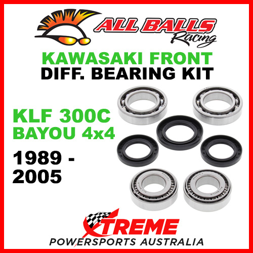 25-2015 Kawasaki KLF 300C Bayou 4X4 1989-2005 Front Differential Bearing Kit
