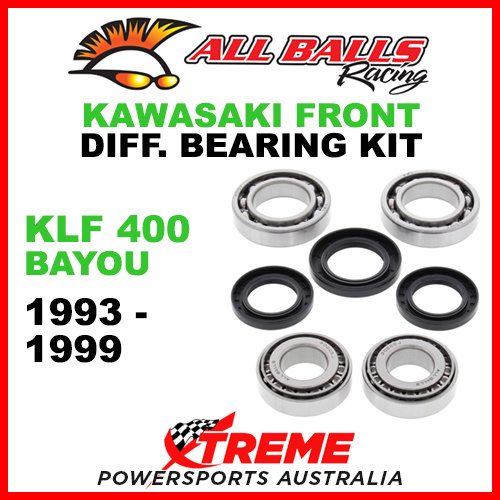 25-2015 Kawasaki KLF400 Bayou 1993-1999 Front Differential Bearing Kit