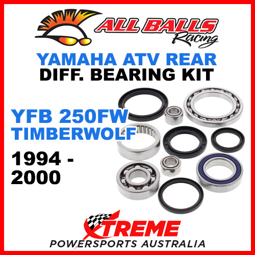 25-2030 Yamaha YFB 250FW Timberwolf 94-00 ATV Rear Differential Bearing Kit
