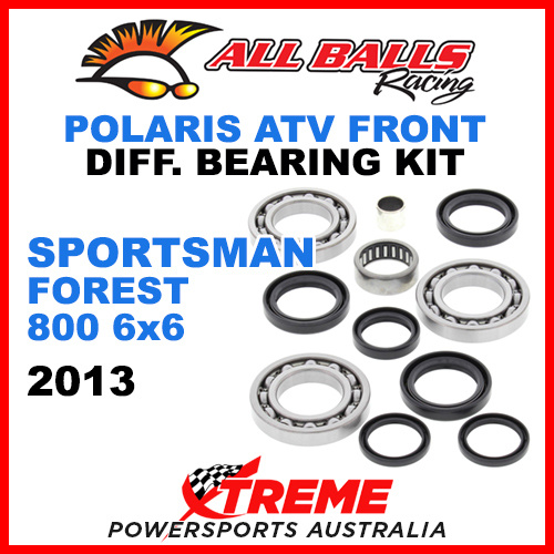 25-2065 Polaris Sportsman Forest 800 6X6 2013 Front Differential Bearing Kit