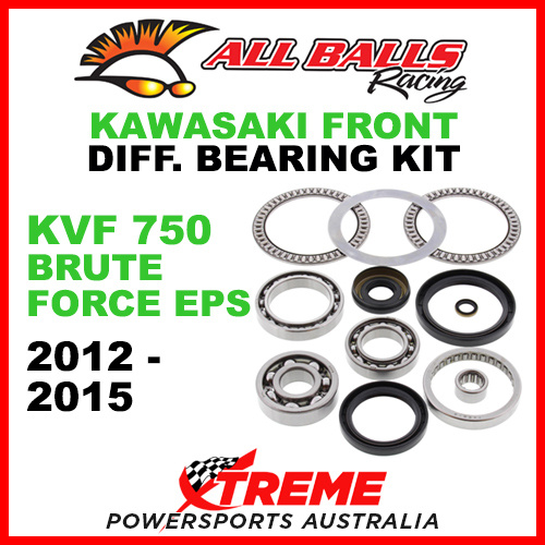 25-2066 Kawasaki KVF750 Brute Force EPS 2012-2015 Front Differential Bearing Kit