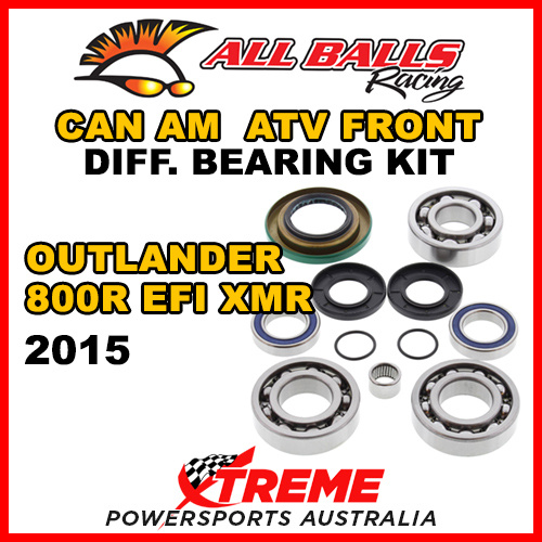 25-2069 Can Am Outlander 800R EFI XMR 2015 Front Differential Bearing Kit