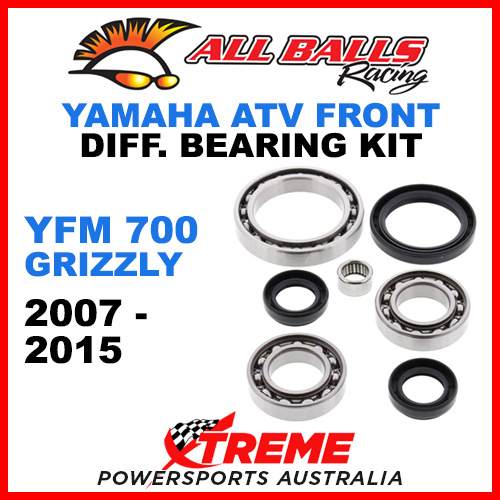 All Balls 25-2073 Yamaha YFM 700 Grizzly 07-15 Front Differential Bearing Kit
