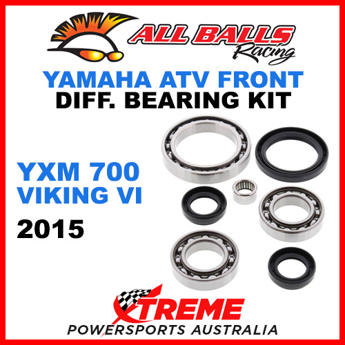All Balls 25-2073 Yamaha YXM 700 Viking VI 2015 Front Differential Bearing Kit