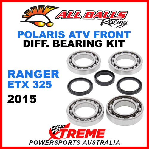 25-2076 Polaris Ranger ETX 325 2015 Front Differential Bearing Kit