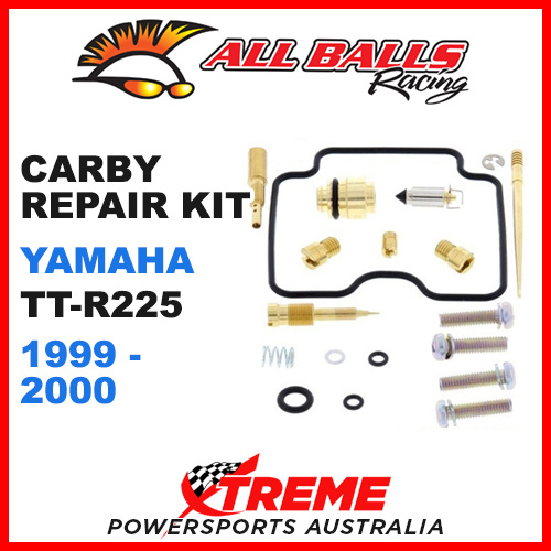 ALL BALLS 26-1153 CARBURETOR CARBY REPAIR KIT YAMAHA TTR225 TT-R225 1999-2000