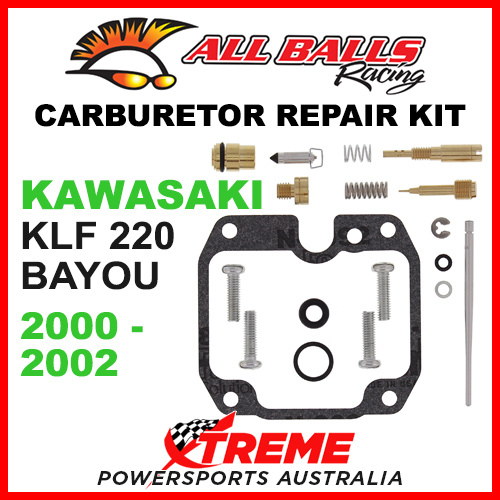 All Balls 26-1241 Kawasaki KLF220 KLF 220 Bayou 1990-1999 Carburetor Repair Kit