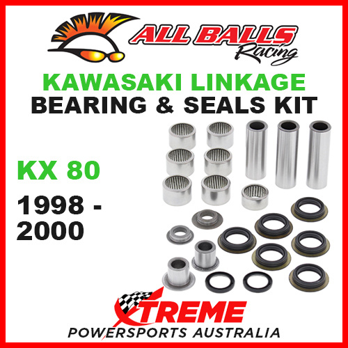 27-1014 Kawasaki KX80 KX 80 1998-2000 Linkage Bearing & Seal Kit Dirt Bike