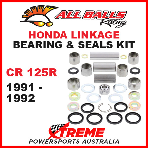 27-1019 Honda CR125R CR 125R 1991-1992 Linkage Bearing & Seal Kit Dirt Bike