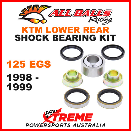 27-1089 KTM 125EGS 125 EGS 1998-1999 Rear Lower Shock Bearing Kit