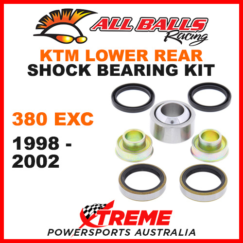 27-1089 KTM 380EXC 380 EXC 1998-2002 Rear Lower Shock Bearing Kit