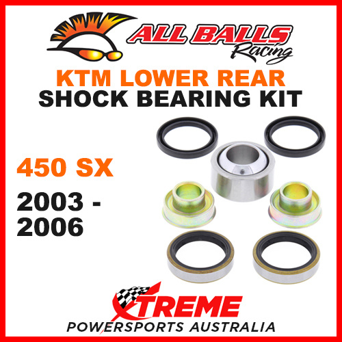 27-1089 KTM 450SX 450 SX 2003-2006 Rear Lower Shock Bearing Kit
