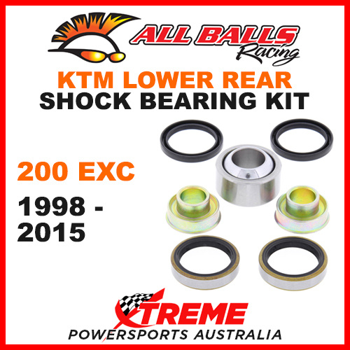 27-1089 KTM 200EXC 200 EXC 1998-2015 Rear Lower Shock Bearing Kit