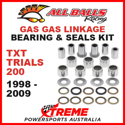 All Balls 27-1154 Gas Gas TXT Trails 200 1998-2009 Linkage Bearing Kit