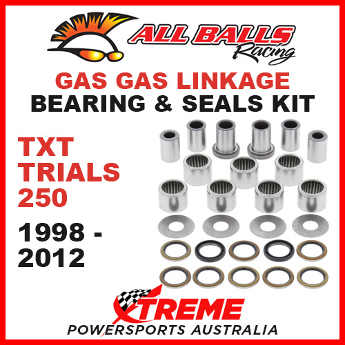 All Balls 27-1154 Gas Gas TXT Trails 250 1998-2012 Linkage Bearing Kit
