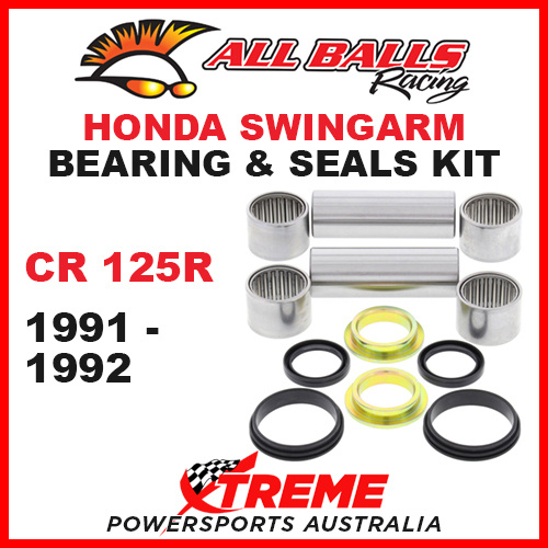 28-1030 MX Swingarm Bearing Kit Honda CR125R 1991-1992 Off Road