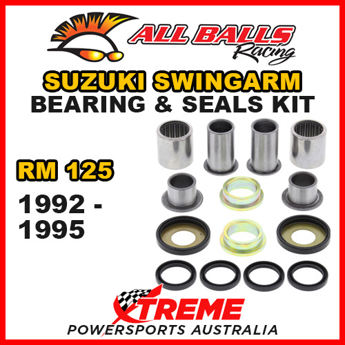 All Balls 28-1045 For Suzuki RM125 RM 125 1992-1995 Swingarm Bearing Kit