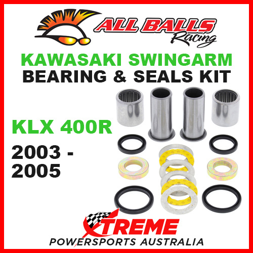 28-1047 Kawasaki KLX400R KLX 400R 2003-2005 Swingarm Bearing & Seal Kit MX 