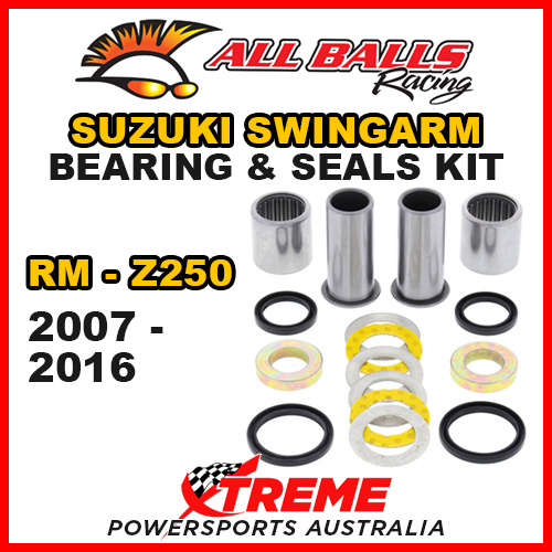 All Balls 28-1047 For Suzuki RM-Z250 RM-Z 250 2007-2016 Swingarm Bearing Kit