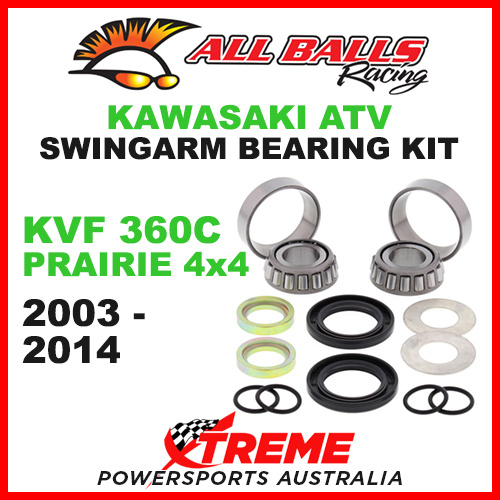 28-1059 Kawasaki KVF360C Prairie 4x4 2003-2014 ATV Swingarm Bearing Kit