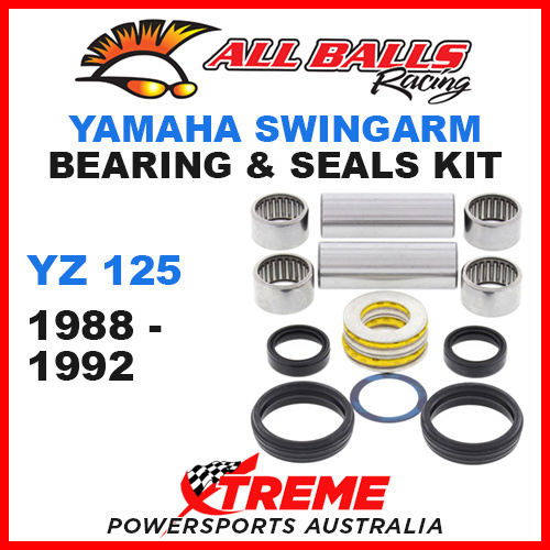 All Balls 28-1071 Yamaha YZ125 YZ 125 1988-1992 Swingarm Bearing Kit