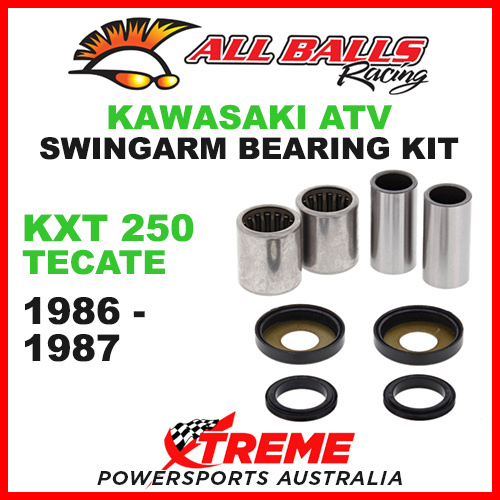 All Balls 28-1079 Kawasaki KXT 250 Tecate 1986-1987 Swingarm Bearing & Seal Kit