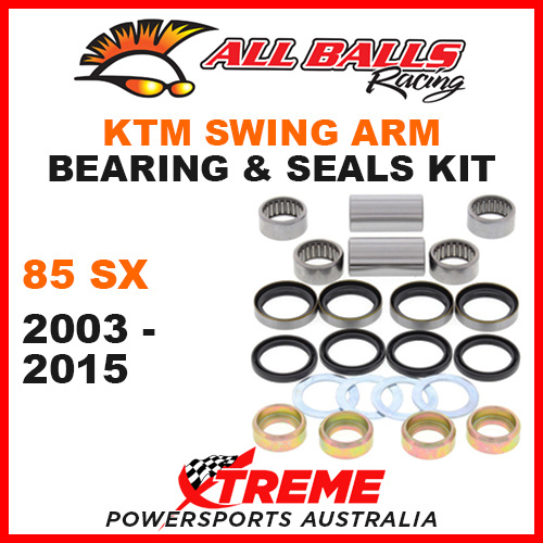 ALL BALLS 28-1087 MX SWINGARM BEARING KIT KTM 85SX 85 SX 85cc 2003-2015 OFF ROAD