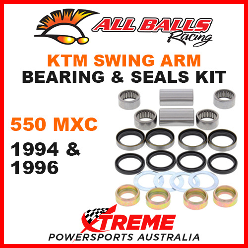 ALL BALLS 28-1087 MX SWINGARM BEARING KIT KTM 550MXC 550 MXC 1994 1996 OFF ROAD