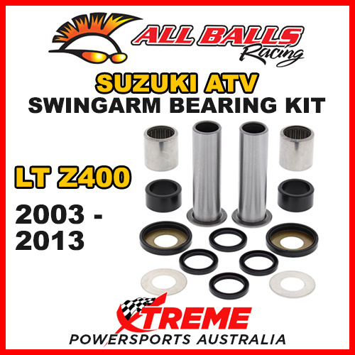 All Balls 28-1094 For Suzuki LT-Z400 2003-2013 Swingarm Bearing & Seal Kit