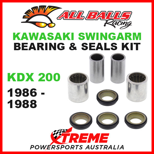 28-1103 Kawasaki KDX200 KDX 200 1986-1988 Swingarm Bearing & Seal Kit MX