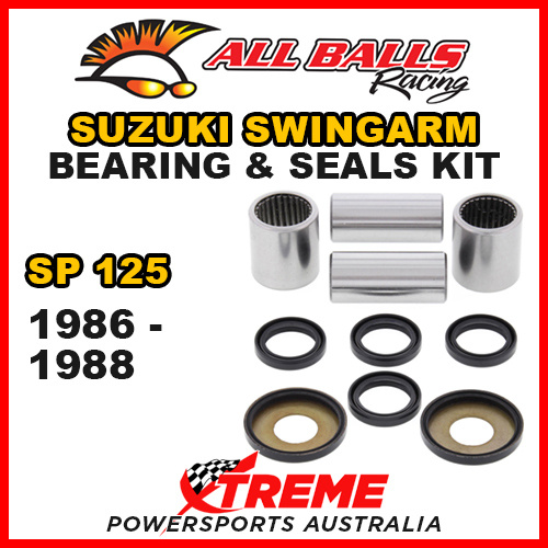 All Balls 28-1112 For Suzuki SP125 SP 125 1986-1988 Swingarm Bearing Kit