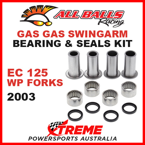 All Balls 28-1116 Gas Gas EC125 EC 125 WP 2003 Swingarm Bearing Kit