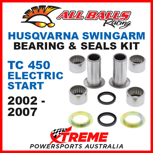 28-1119 Husqvarna TC450 TC 450 Electric Start 2002-2007 Swingarm Bearing Kit