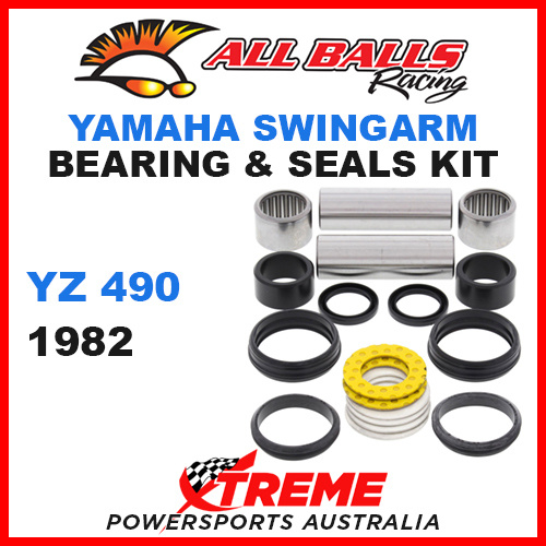 All Balls 28-1143 Yamaha YZ490 YZ 490 1982 Swingarm Bearing Kit