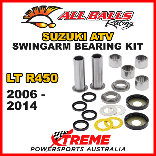 All Balls 28-1172 For Suzuki LT-R450 2006-2014 Swingarm Bearing & Seal Kit