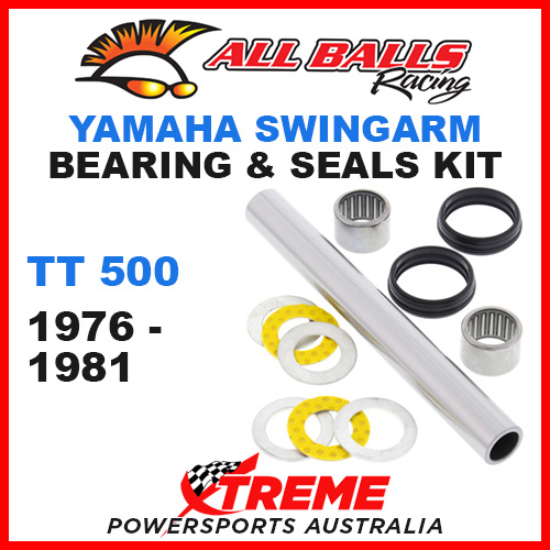 All Balls 28-1176 Yamaha TT500 TT 500 1976-1981 Swingarm Bearing Kit
