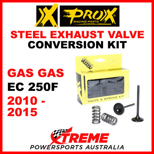 ProX Gas Gas EC250F EC 250F 2010-2015 Steel Exhaust Valve & Spring Upgrade Kit