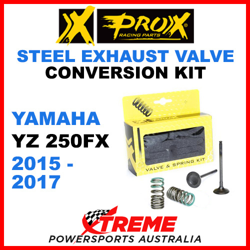 ProX Yamaha YZ250FX YZ 250FX 2015-2017 Steel Exhaust Valve & Spring Upgrade Kit