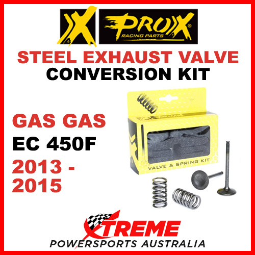 ProX Gas Gas EC450F EC 450F 2013-2015 Steel Exhaust Valve & Spring Upgrade Kit