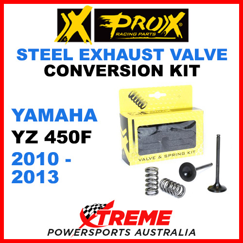 ProX Yamaha YZ450F YZF450 2010-2013 Steel Exhaust Valve & Spring Upgrade Kit