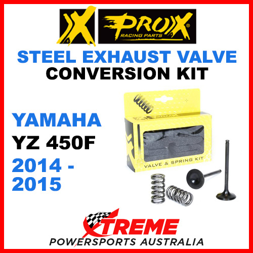 ProX Yamaha YZ450F YZF450 2014-2015 Steel Exhaust Valve & Spring Upgrade Kit