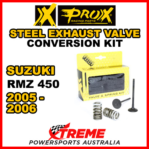ProX For Suzuki RMZ450 RMZ 450 2005-2006 Steel Exhaust Valve & Spring Upgrade Kit