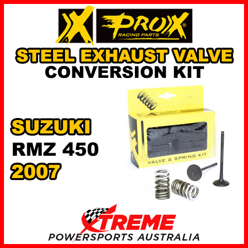 ProX For Suzuki RMZ450 RMZ 450 2007 Steel Exhaust Valve & Spring Upgrade Kit