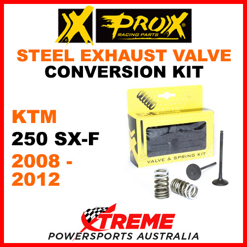 ProX KTM 250 SXF SX-F 2008-2012 Steel Exhaust Valve & Spring Upgrade Kit