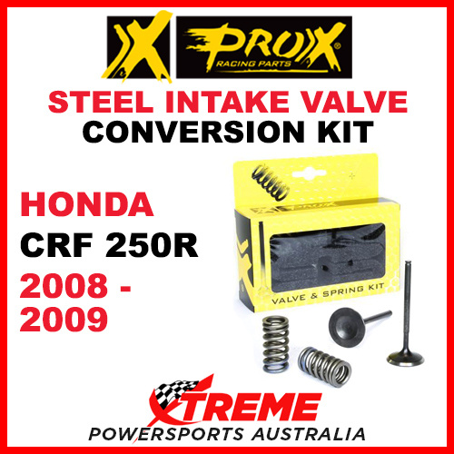 ProX Honda CRF250R CRF 250R 08-09 Steel Intake Valve & Spring Upgrade Kit