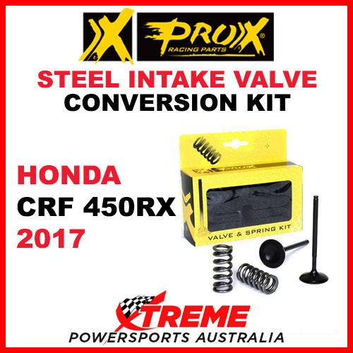 ProX Honda CRF450RX CRF 450RX 2017 Steel Intake Valve & Spring Upgrade Kit